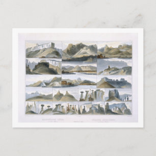 Cartão Postal Colinas notáveis no canto superior do Missouri, pl