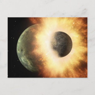 Cartão Postal Colisão Espacial