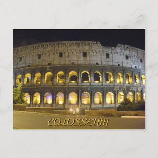 Cartão Postal Coliseu de Roma