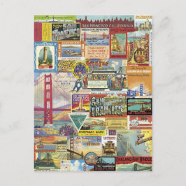 Cartão Postal Collage San Francisco