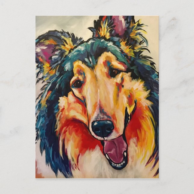 CARTÃO POSTAL COLLIE 3 (Frente)