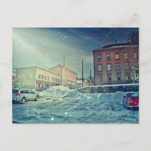Cartão Postal Collinsville Winter Scene
