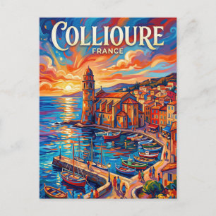 Cartão Postal Collioure França