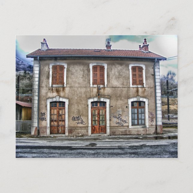 Cartão Postal Collonges Ain France Building Structure (Frente)