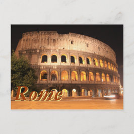 Cartão Postal Colloseum em Roma