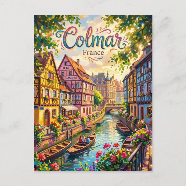 Cartão Postal Colmar França (Frente)