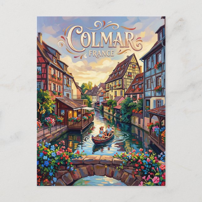 Cartão Postal Colmar França (Frente)