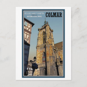 Cartão Postal Colmar - Igreja da Rua Martins