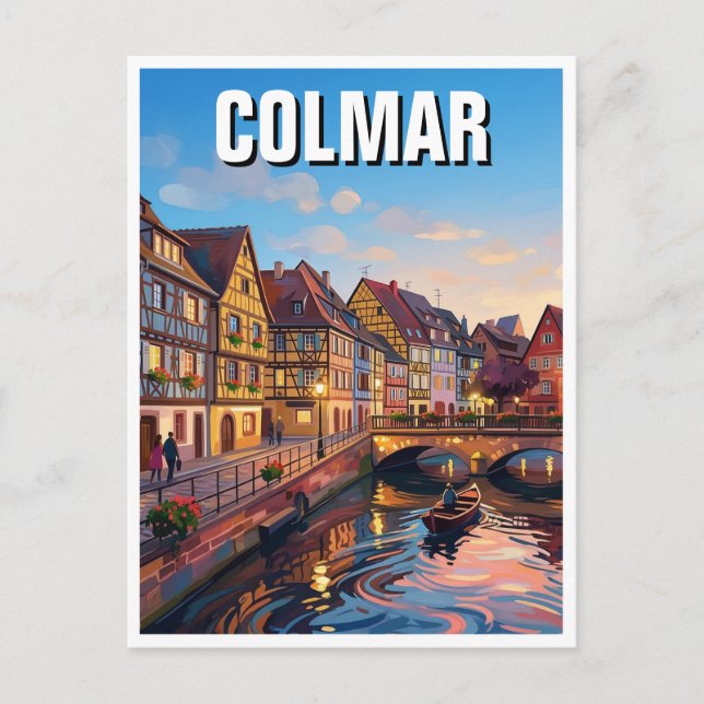 Cartão Postal Colmar Little Venice (Frente)