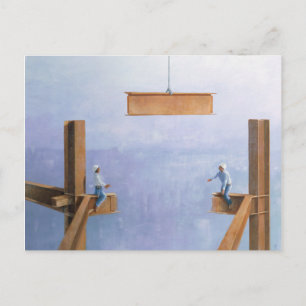 Cartão Postal Colocando o Último Elo