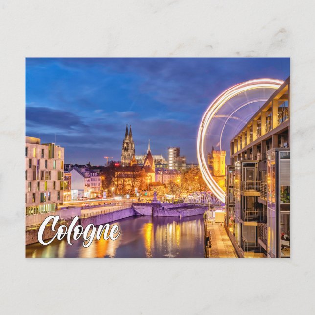 Cartão Postal Cologne, Germany (Frente)