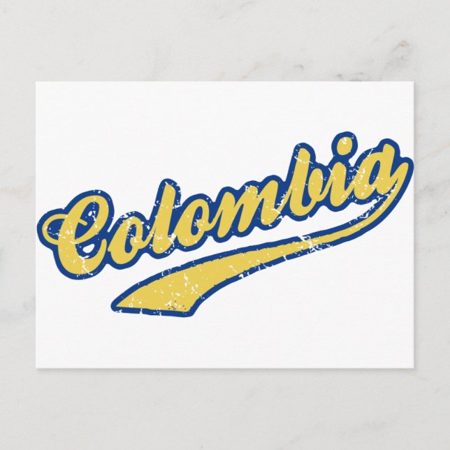 Cartão Postal Colômbia (Frente)