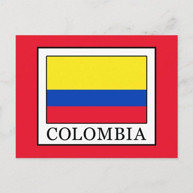 Cartão Postal Colômbia (Frente)