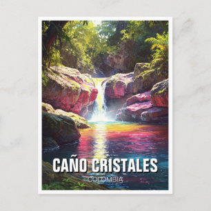 Cartão Postal Colombia Cano Cristales Viagem