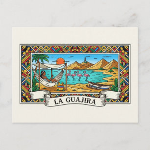 Cartão Postal Colômbia Deserto de La Guajira