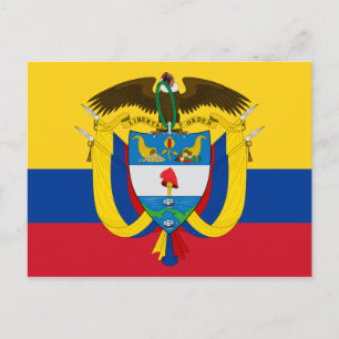 Cartão Postal colombia emblem