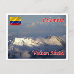 Cartão Postal Colômbia - Volcan Huila -