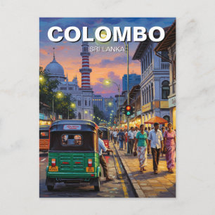 Cartão Postal Colombo Sri Lanka