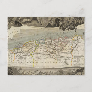 Cartão Postal Colônia francesa Argélia