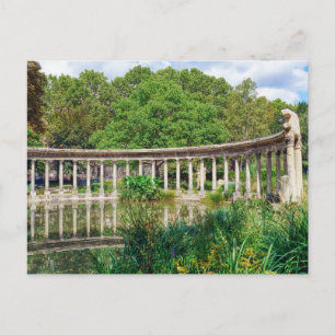 Cartão Postal Colônia no Parc Monceau - Paris, França