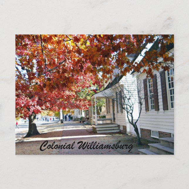 Cartão Postal Colonial Williamsburg (Frente)