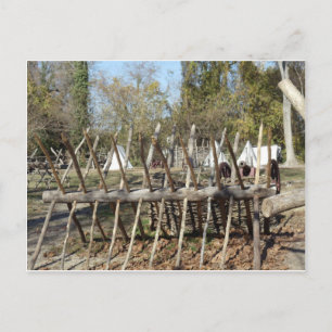 Cartão Postal Colonial Williamsburg Campsite