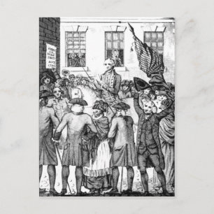 Cartão Postal Colonistas Americanos Declararam-se