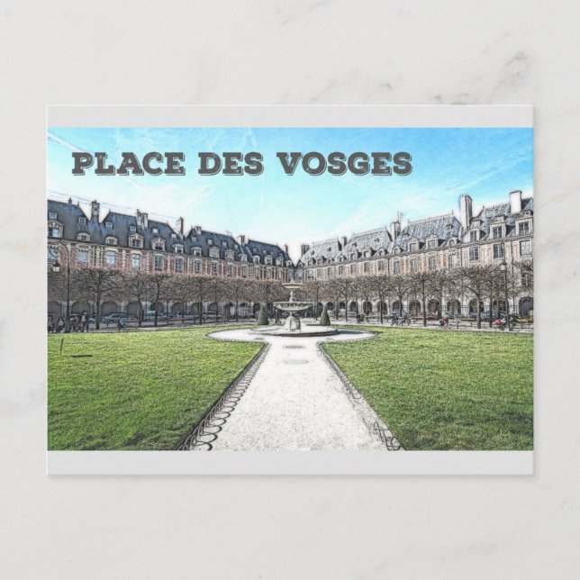 Cartão Postal Coloque DES Vosges (Frente)