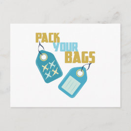 Cartão Postal Coloque suas Bolsas