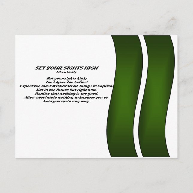 Cartão Postal Coloque suas luzes alto (Frente)