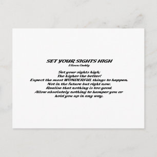 Cartão Postal Coloque suas luzes alto