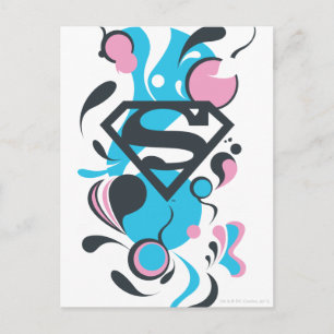 Cartão Postal Color Splash Blue