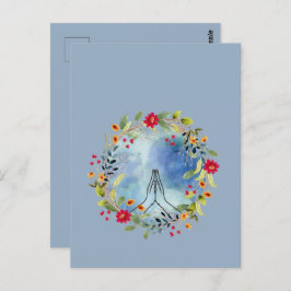 Cartão Postal Coloração aquosa das mãos