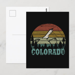 Cartão Postal coloração do estado do Colorado
