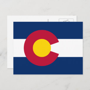 Cartão Postal Coloradan Flag, Flag do Colorado