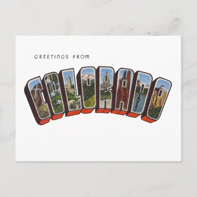 Cartão Postal Colorado (Frente)