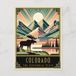 Cartão Postal Colorado | Art Deco