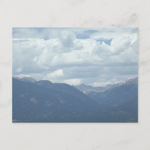 Cartão Postal Colorado Collegiate Picos sob céu nublado