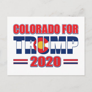 Cartão Postal Colorado for Trump - Trump 2020