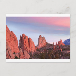 Cartão Postal Colorado Jardim dos Deuses