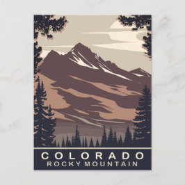 Cartão Postal Colorado, Montanha Rochosa, Viagem