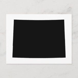 Cartão Postal Colorado Negro e Branco