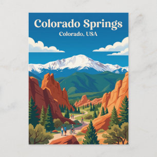 Cartão Postal Colorado Springs Colorado