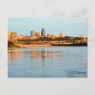 Cartão Postal Colorful Kaw Point em Kansas City, Missouri