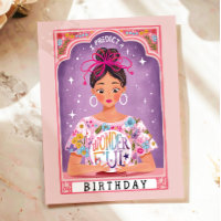 Colorida Fortune Teller Tarot Ilustrada Aniversári