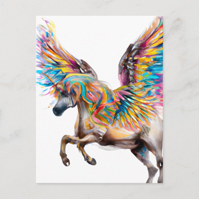 Cartão Postal Colorida Pegasus (Frente)