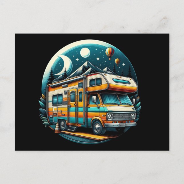 Cartão postal colorido de campista! (Frente)