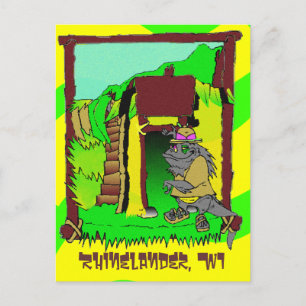 CARTÃO POSTAL COLORIDO PROMO VIAGEM Hodag Country