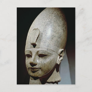 Cartão Postal Colossal head of Amenhotep III, from al-Qurnah