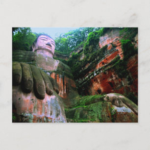 Cartão Postal Colossal Le Shan Buddha